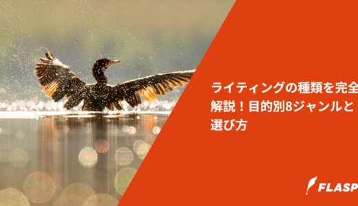 ライティングの種類を完全解説！目的別8ジャンルと選び方