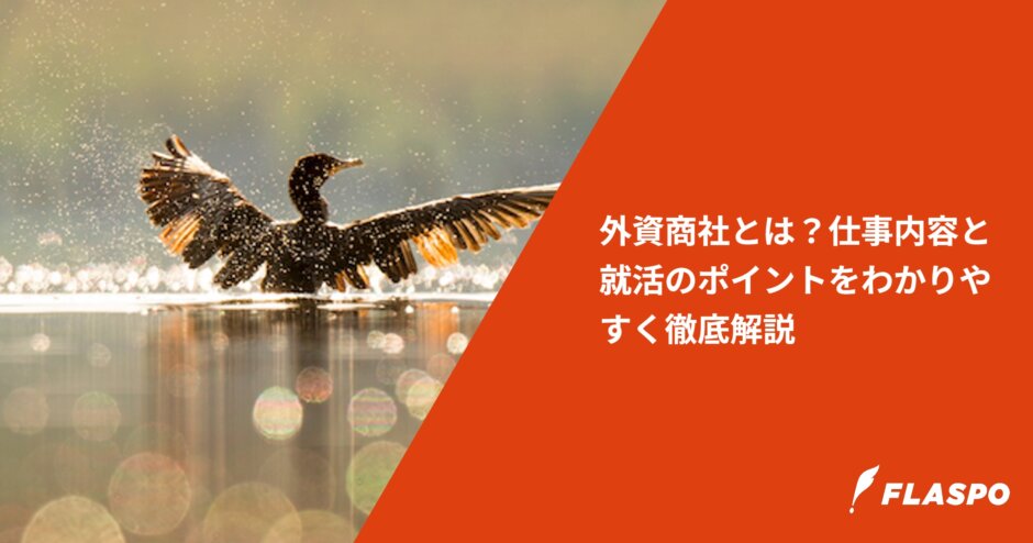 外資商社とは？仕事内容と就活のポイントをわかりやすく徹底解説