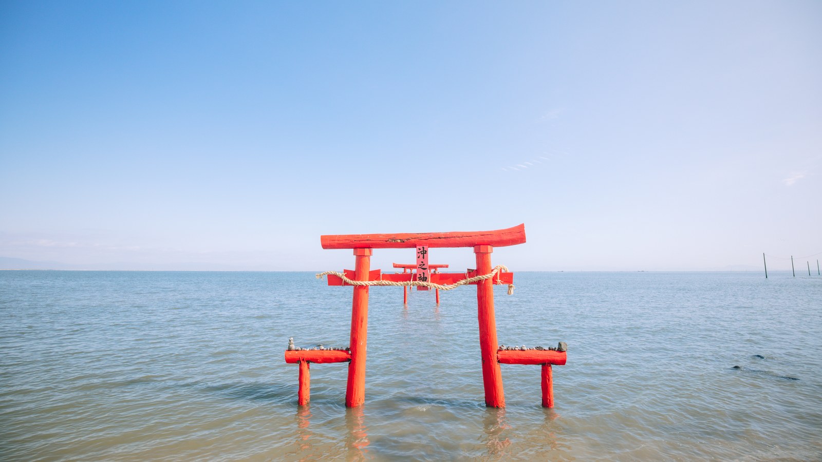太良町の海中鳥居